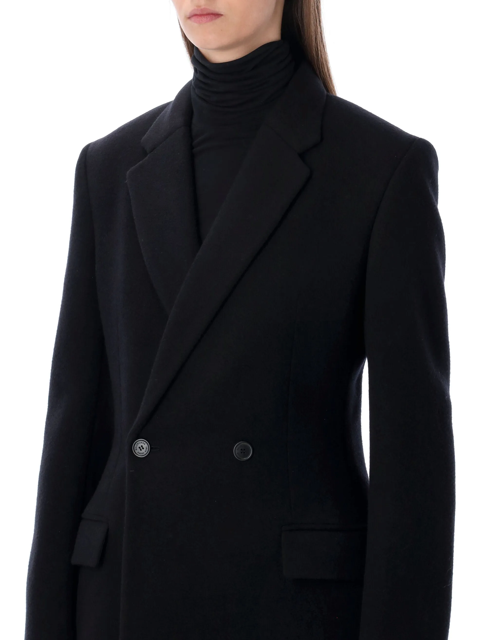 BLACK WOOL BLEND COAT sold by Lord & Taylor product image thumbnail 3