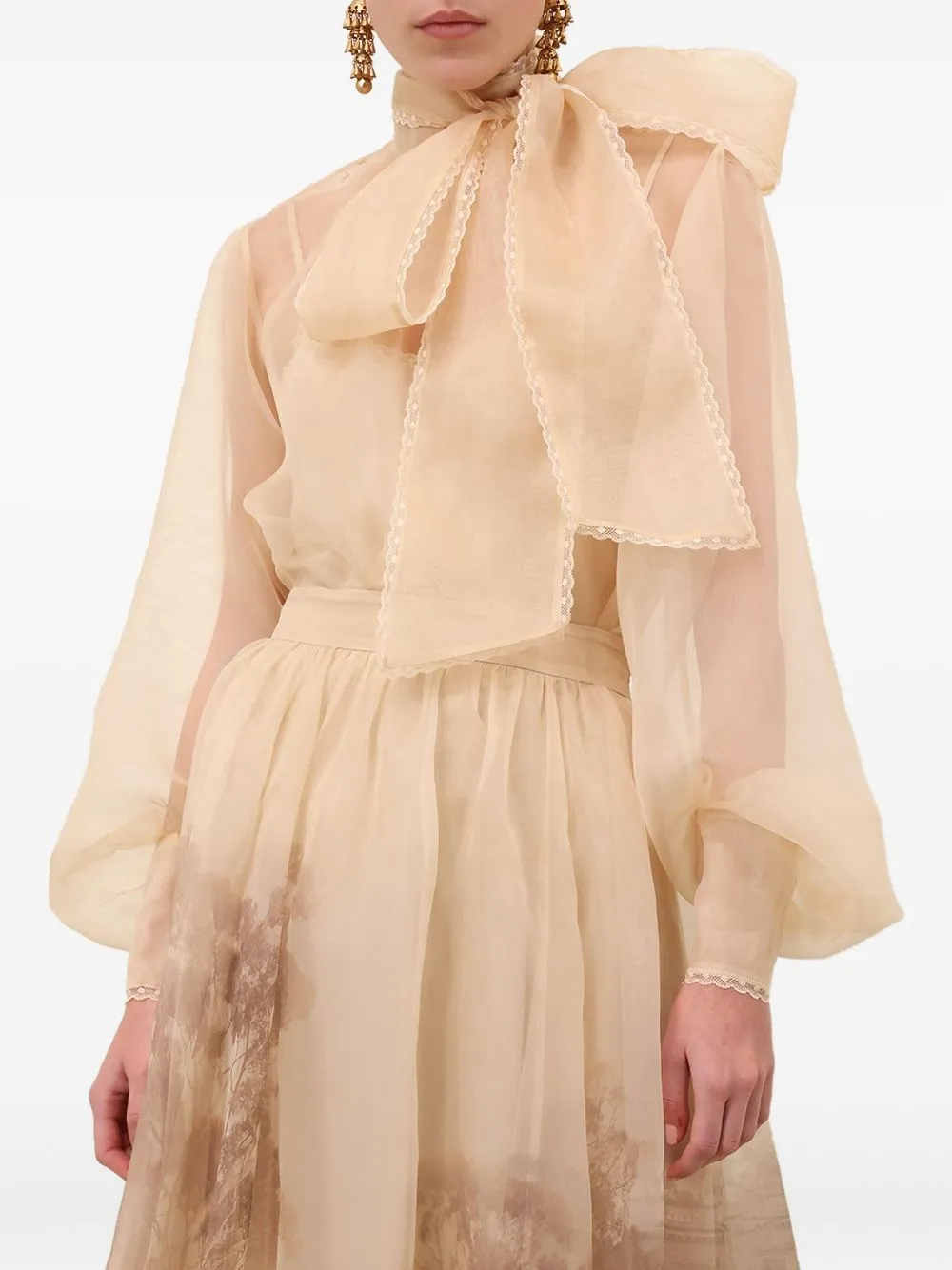 MEMENTO ORGANZA BLOUSE sold by Lord & Taylor product image thumbnail 3