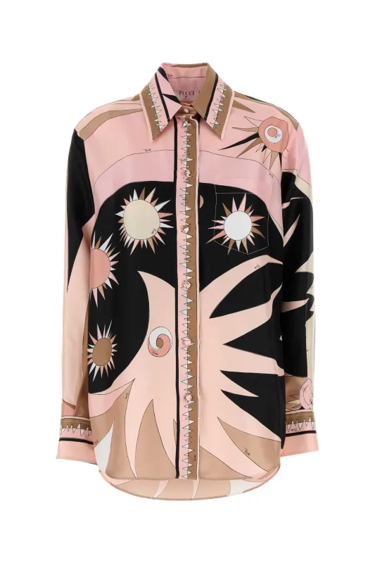 PRINTED TWILL OVERSIZE SHIRT sold by Lord & Taylor