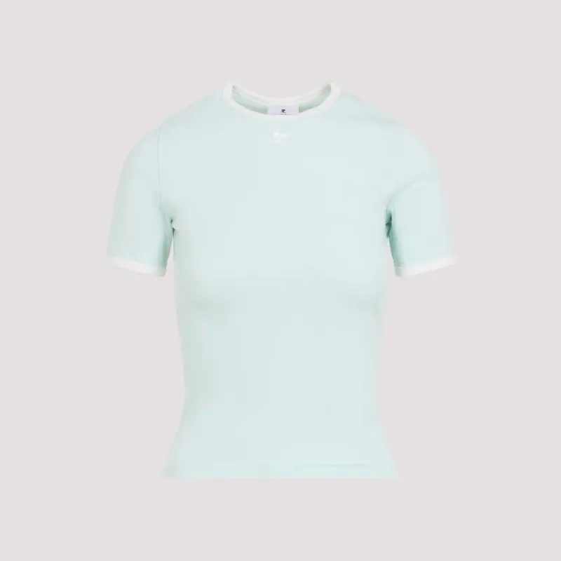 LIGHT MINT GREEN COTTON SIGNATURE T-SHIRT sold by Lord & Taylor