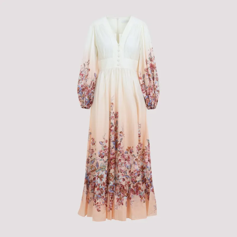 AWAKEN PLUNGE MAXI DRESS made by Zimmermann