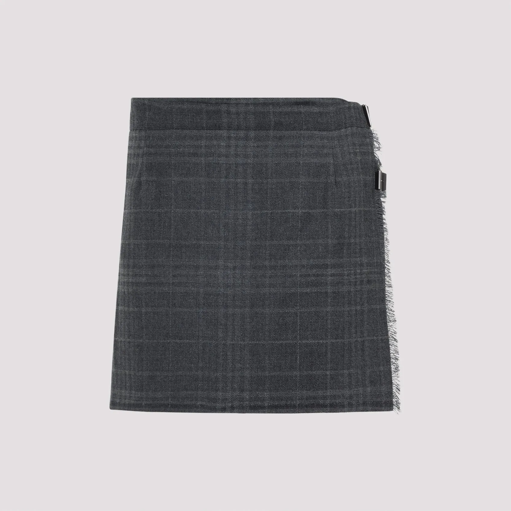 GREY PLEATED WOOL MINI SKIRT sold by Lord & Taylor