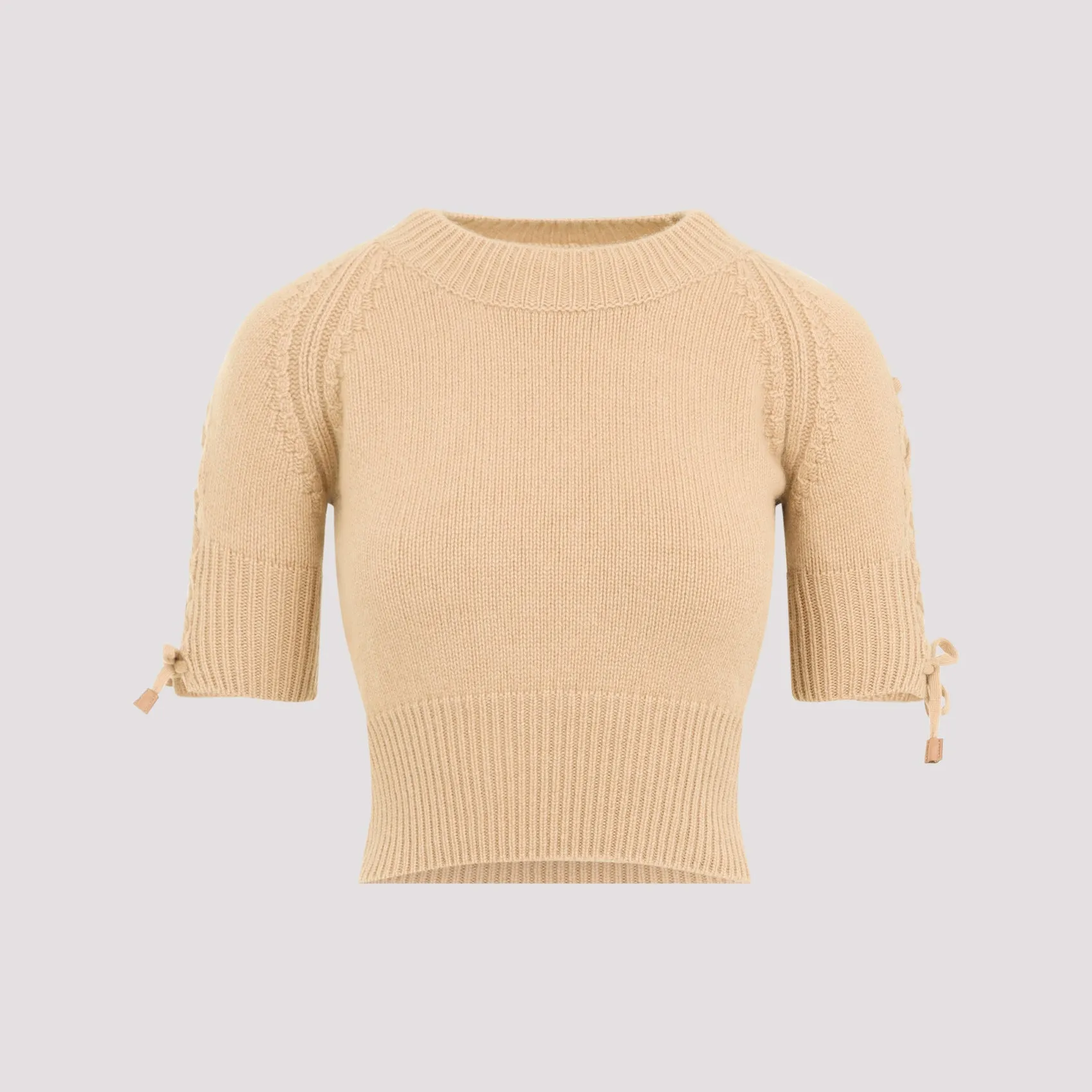BEIGE KNIT CASHMERE PULLOVER sold by Lord & Taylor