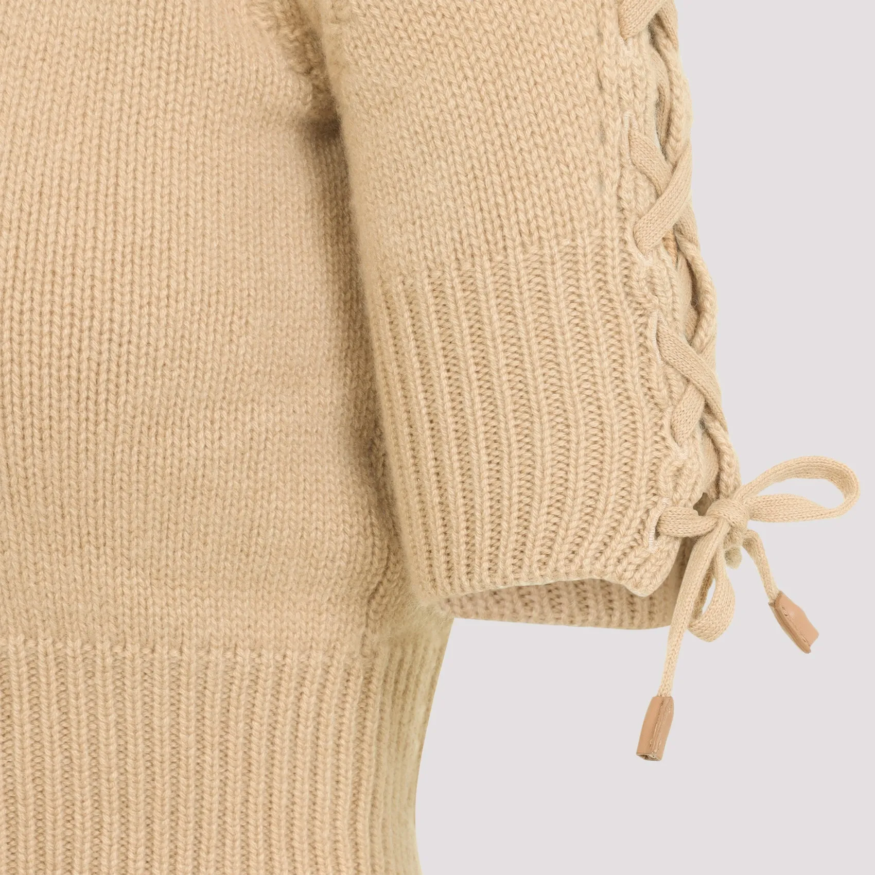 BEIGE KNIT CASHMERE PULLOVER sold by Lord & Taylor product image thumbnail 5