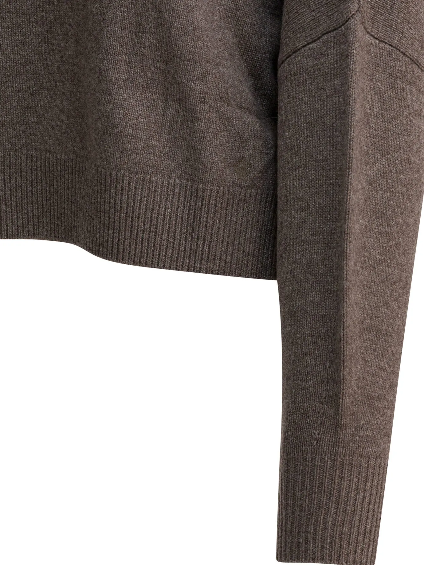 TAUPE MELANGE WOOL CASHMERE KNITWEAR sold by Lord & Taylor product image thumbnail 4