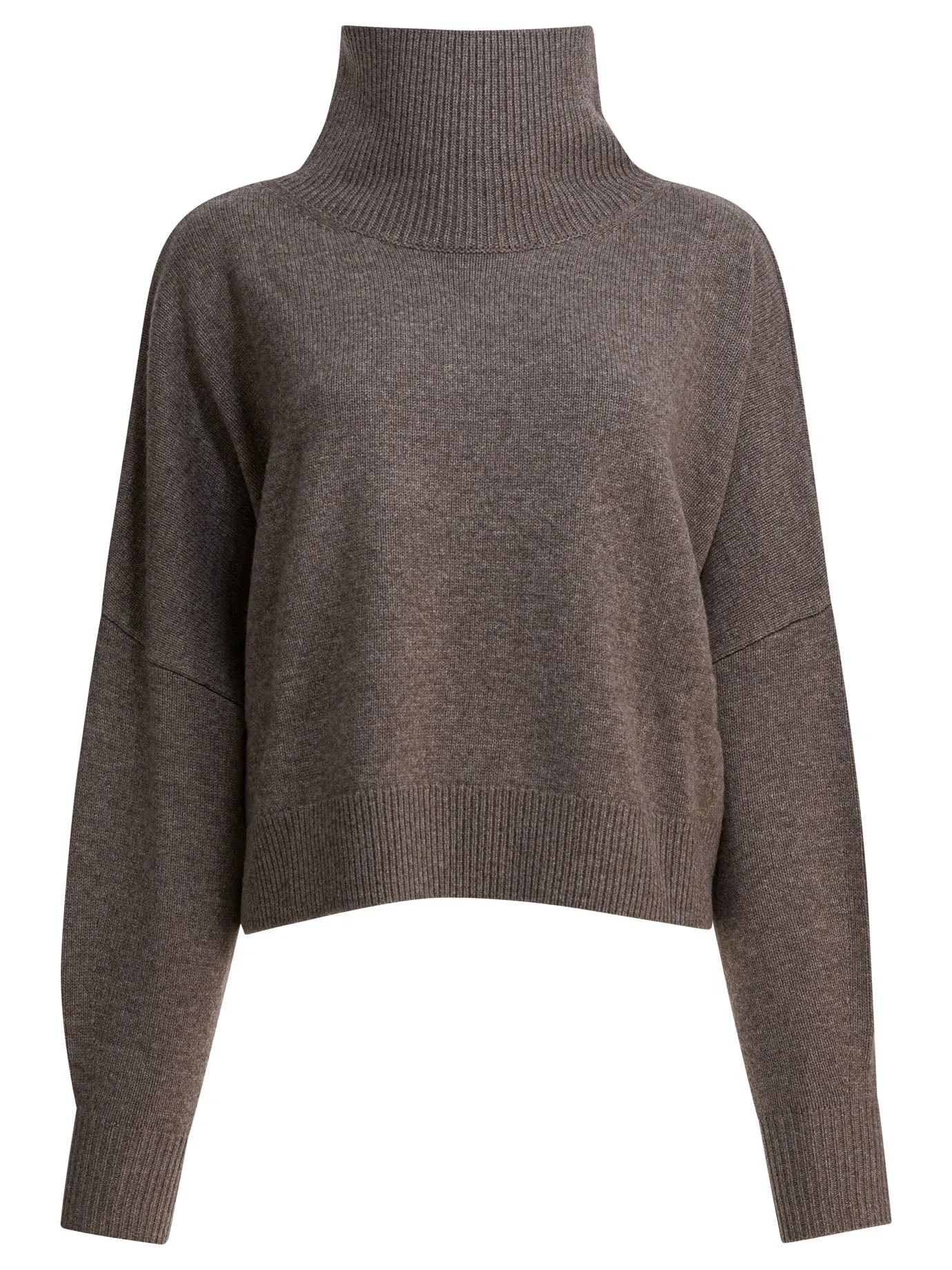 TAUPE MELANGE WOOL CASHMERE KNITWEAR sold by Lord & Taylor