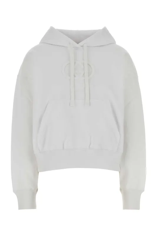 WHITE COTTON OVERSIZE SWEATSHIRT sold by Lord & Taylor