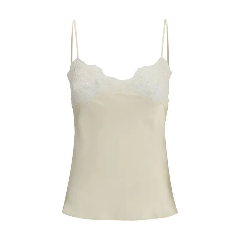 Cream Silk Top sold by Lord & Taylor