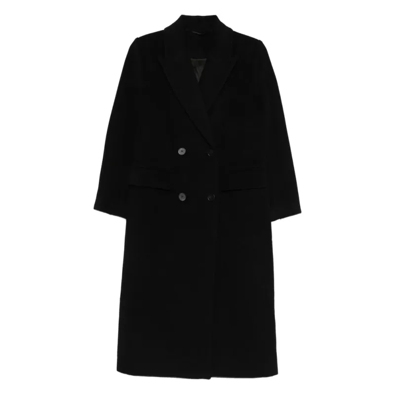 The Curated Black Double-Breasted Coat sold by Lord & Taylor