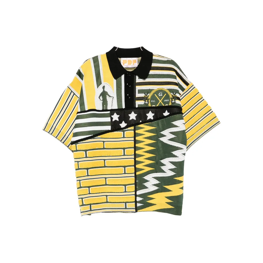 Black Button Placket Polo Sweater sold by Lord & Taylor