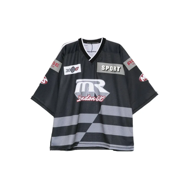 Martine Rose Black V-Neck Sweater sold by Lord & Taylor