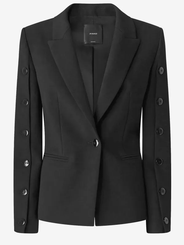 Blazer with Buttons on the Sleeves sold by Lord & Taylor