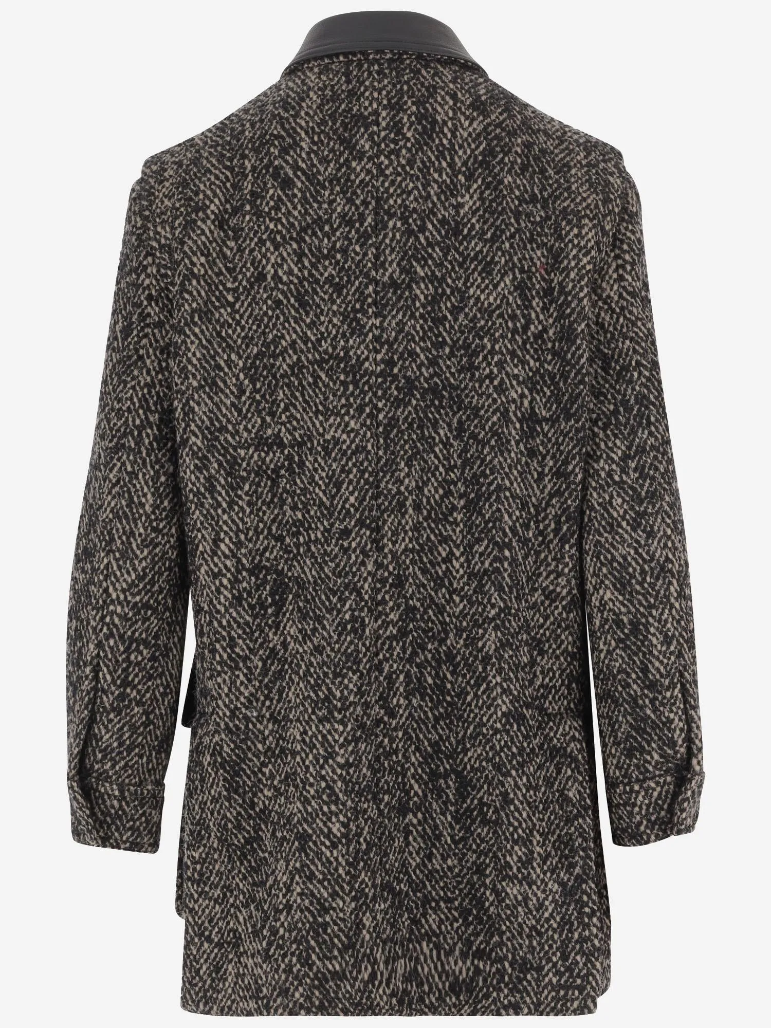 Wool Blend Coat with Herringbone Pattern sold by Lord & Taylor product image thumbnail 2