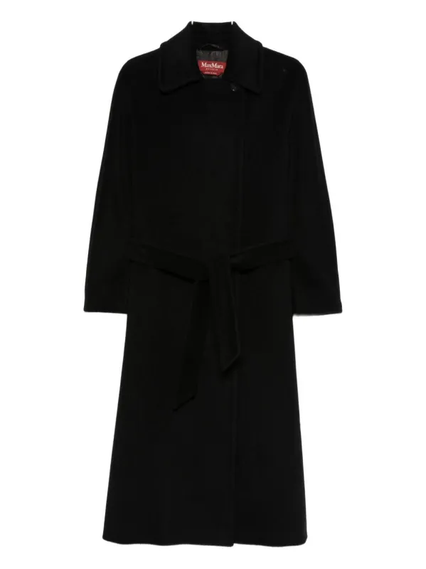 MaxMara Studio Coat in Black sold by Lord & Taylor