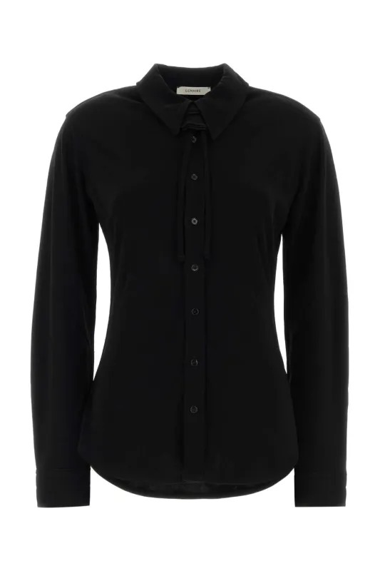 BLACK VISCOSE SHIRT sold by Lord & Taylor