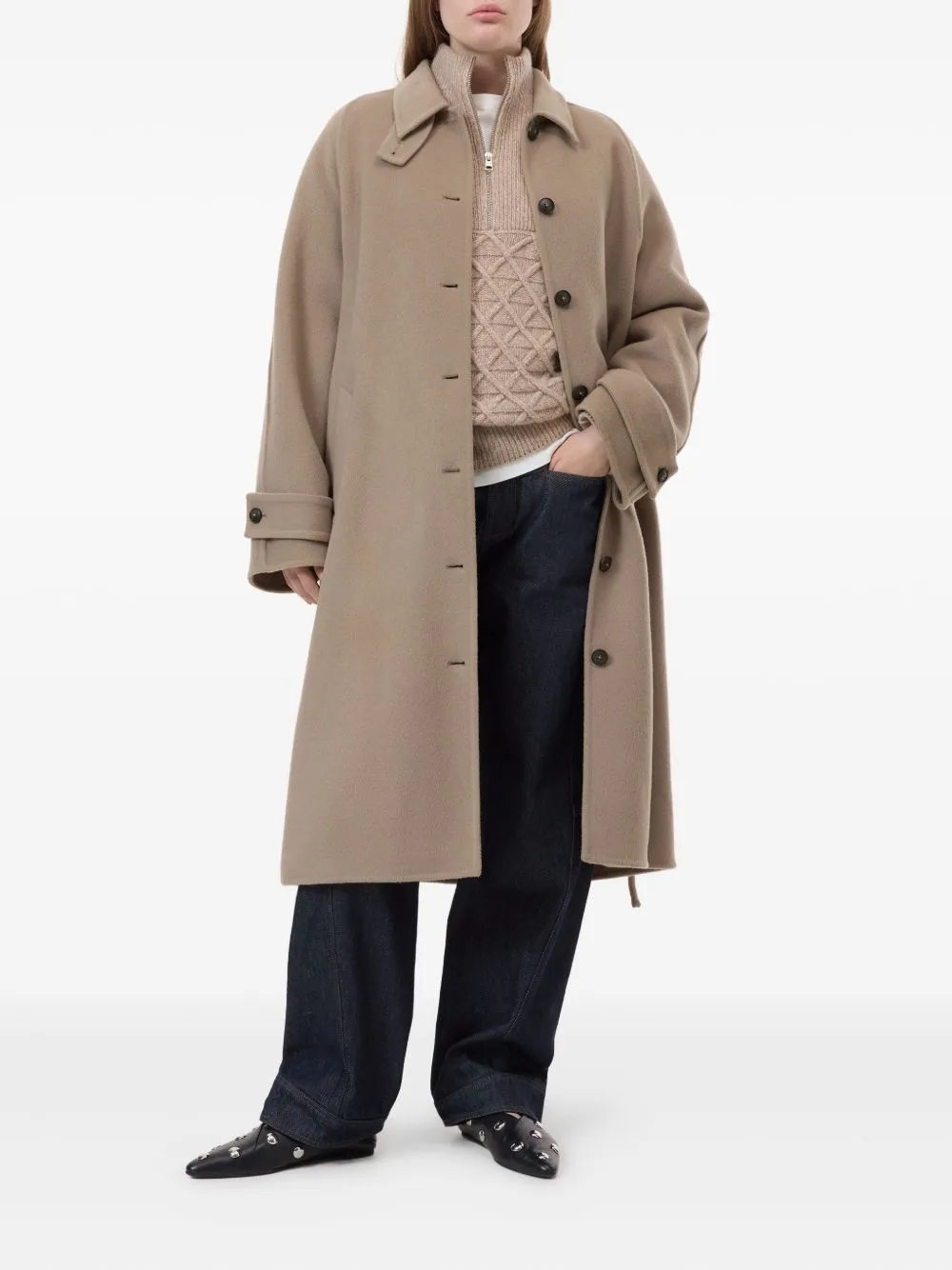 WOOL BELTED COAT sold by Lord & Taylor product image thumbnail 2
