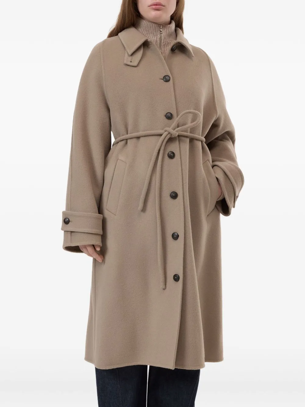 WOOL BELTED COAT sold by Lord & Taylor product image thumbnail 4