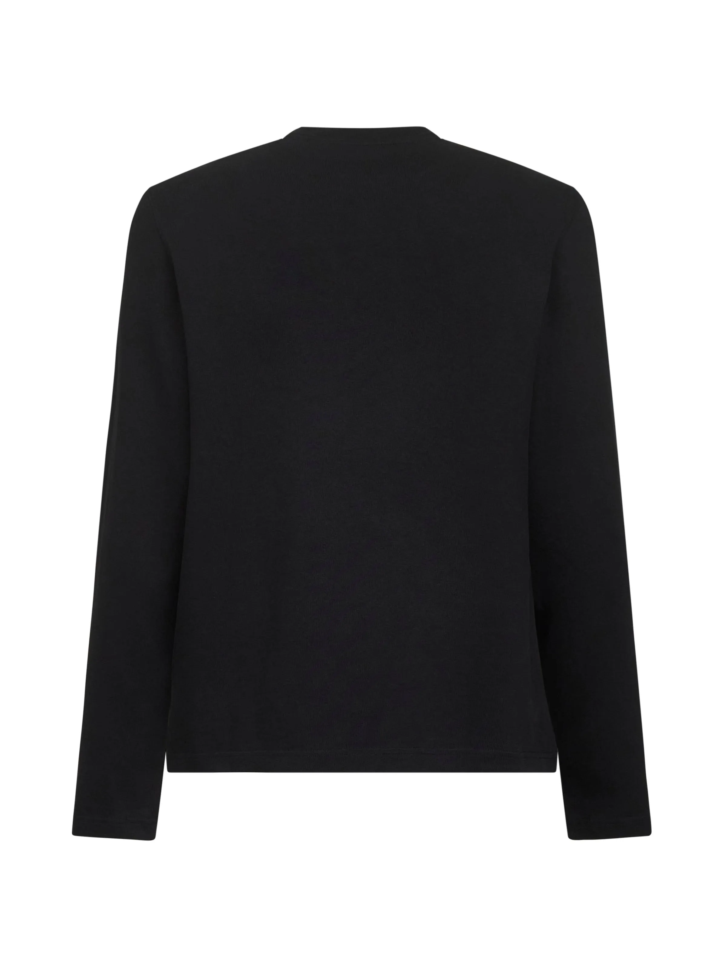 Black Gros Grain Long-Sleeve T-Shirt sold by Lord & Taylor product image thumbnail 2