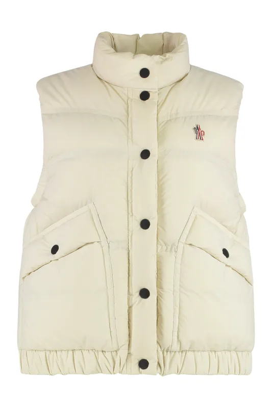 Padded Down Gilet in Beige sold by Lord & Taylor