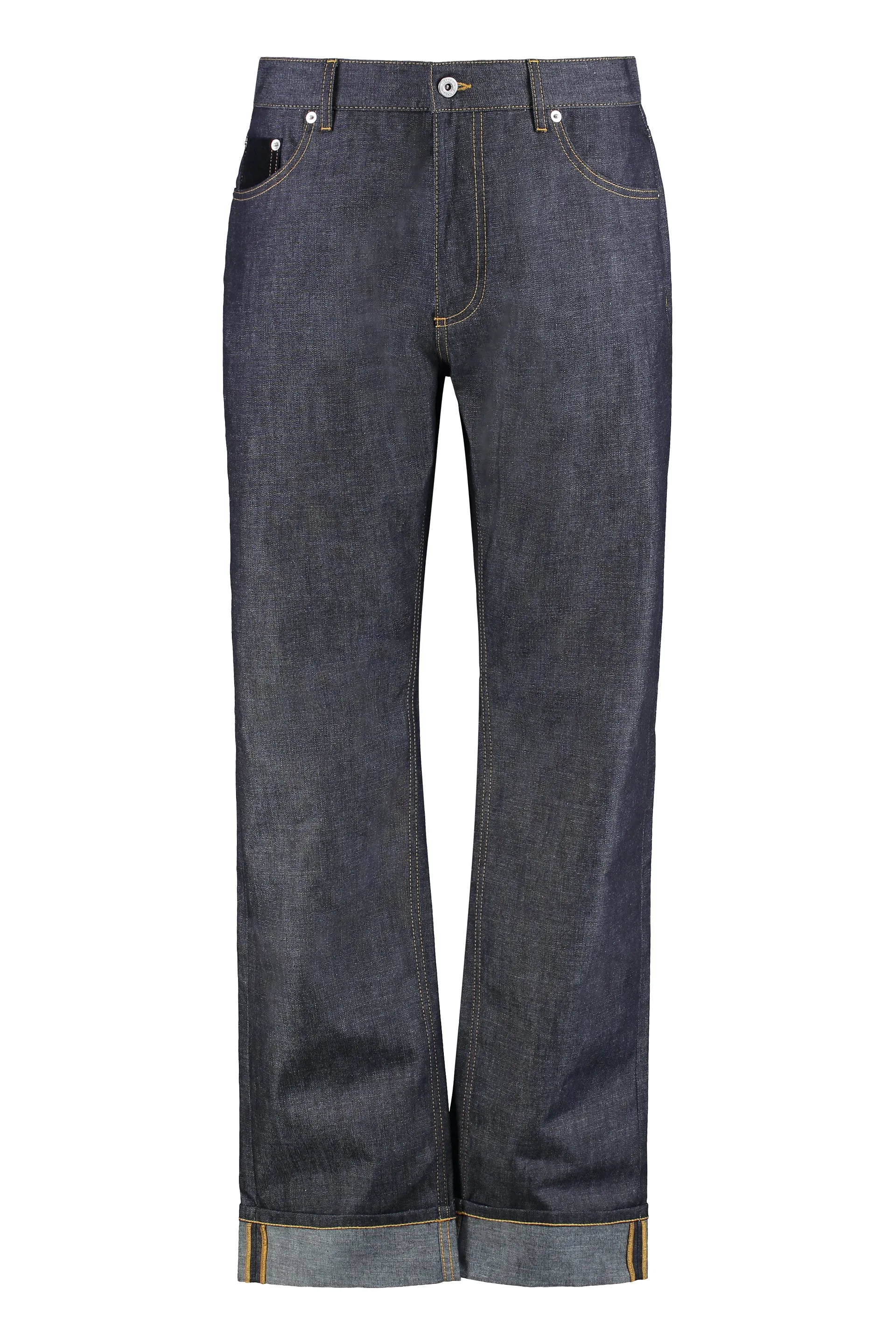 Wide-Leg Indigo Jeans sold by Lord & Taylor