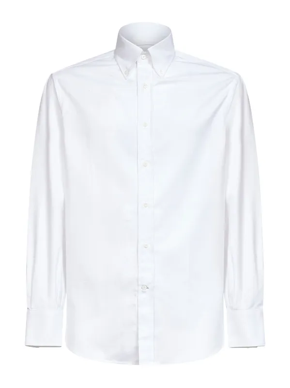 White Cotton Poplin Shirt sold by Lord & Taylor