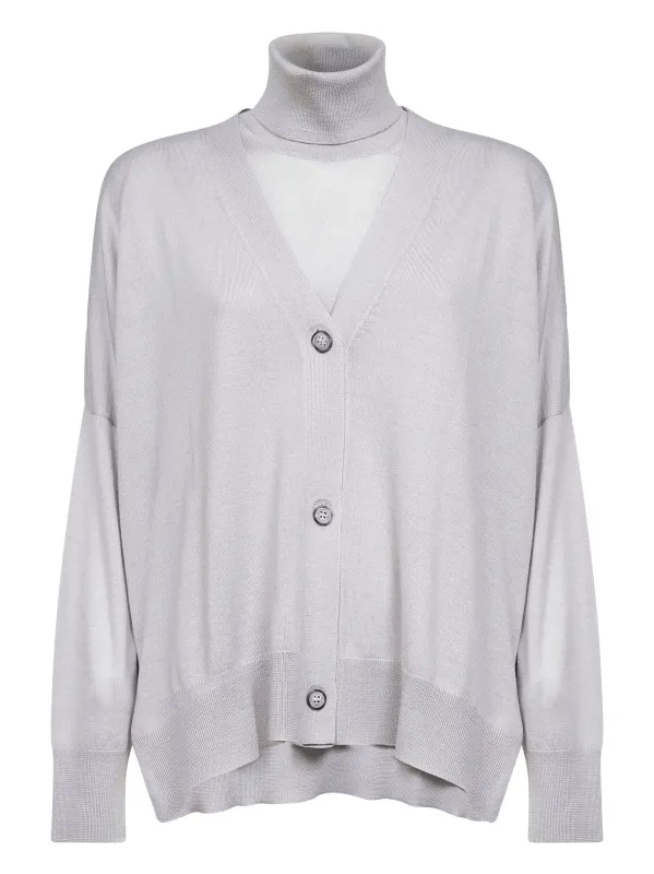 Grey Virgin Wool Twin Set sold by Lord & Taylor