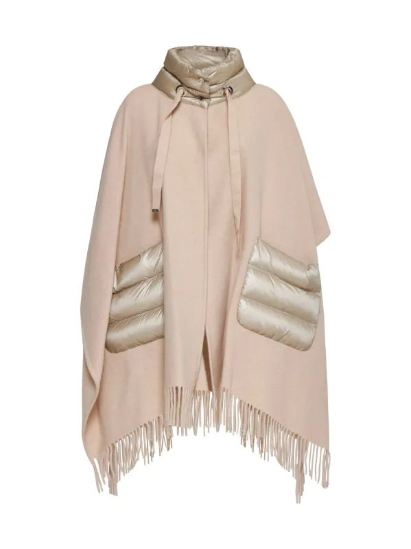 Quilted High-Collar Poncho sold by Lord & Taylor