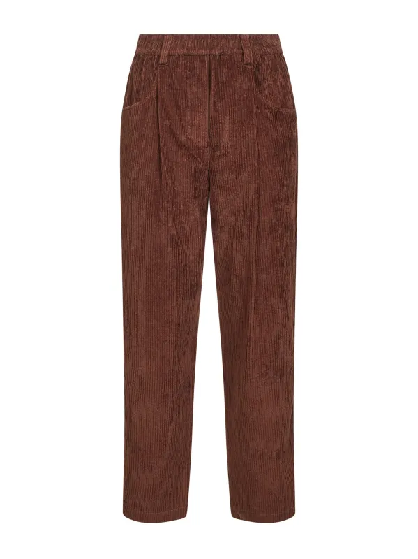 Brown Corduroy Baggy Trousers sold by Lord & Taylor