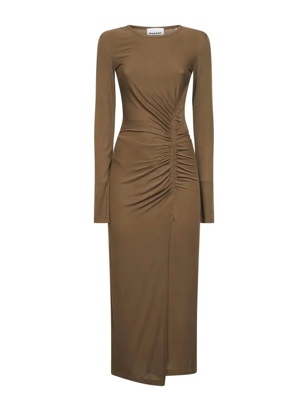 Jelina Draped Jersey Long Dress made by Isabel Marant