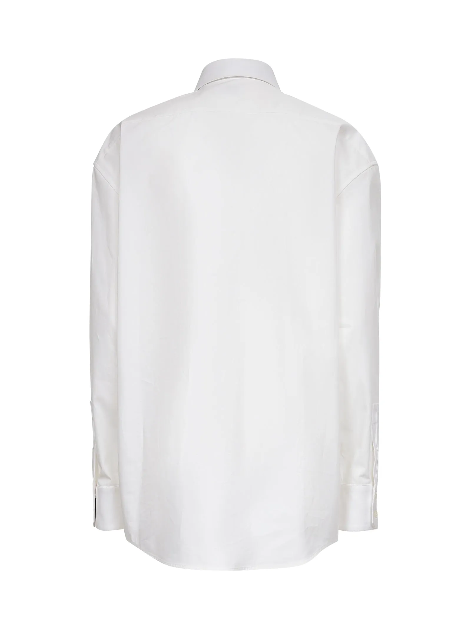 White Cotton Poplin Cassandre Shirt sold by Lord & Taylor product image thumbnail 2