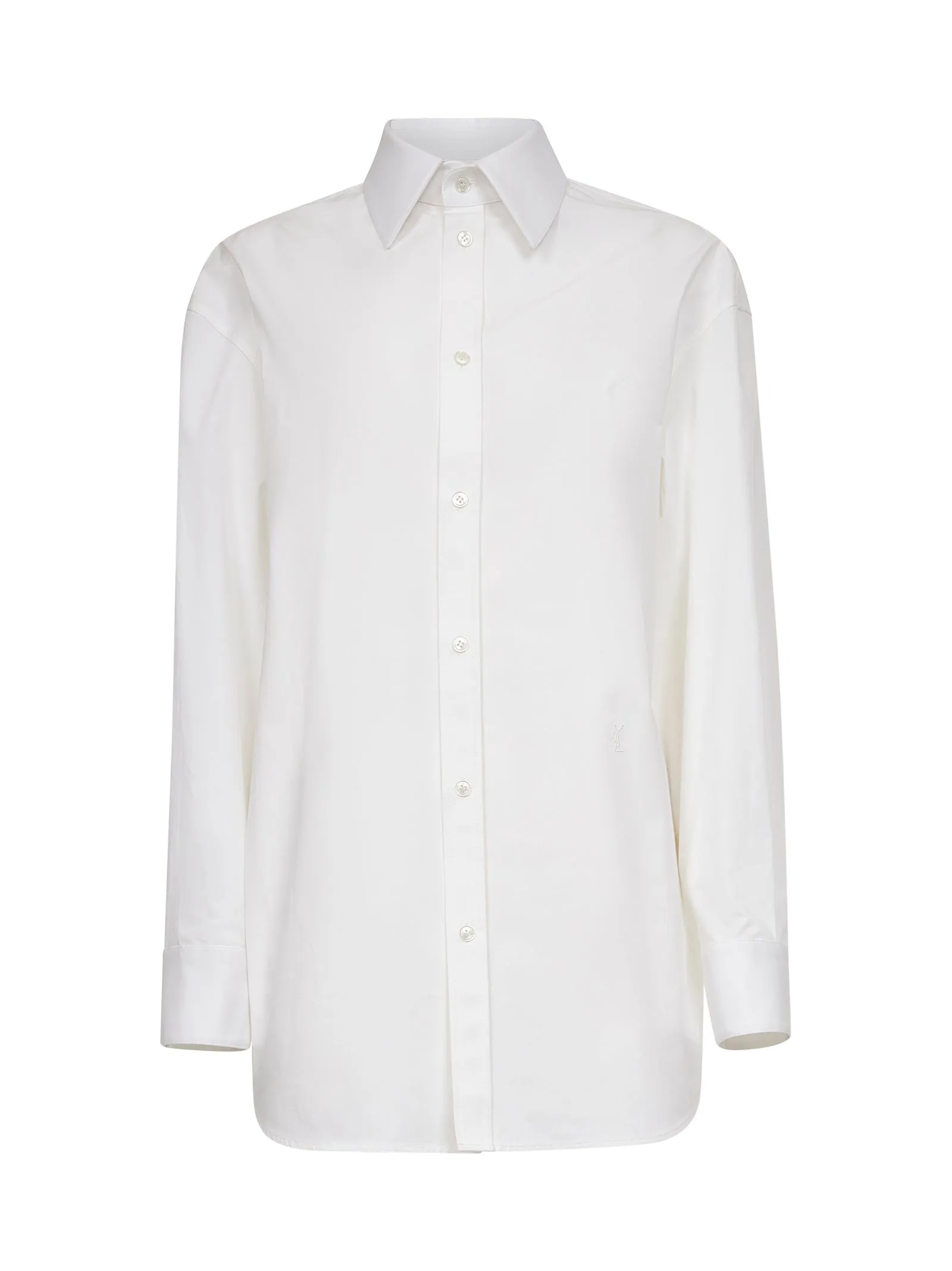 White Cotton Poplin Cassandre Shirt sold by Lord & Taylor