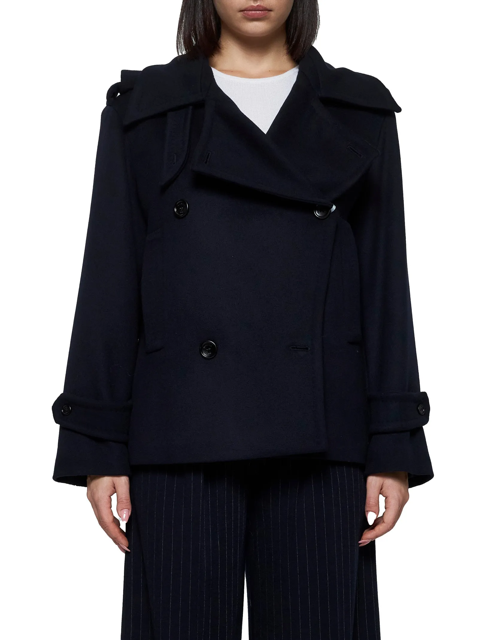 Laveno Wool and Cashmere Short Coat sold by Lord & Taylor product image thumbnail 3