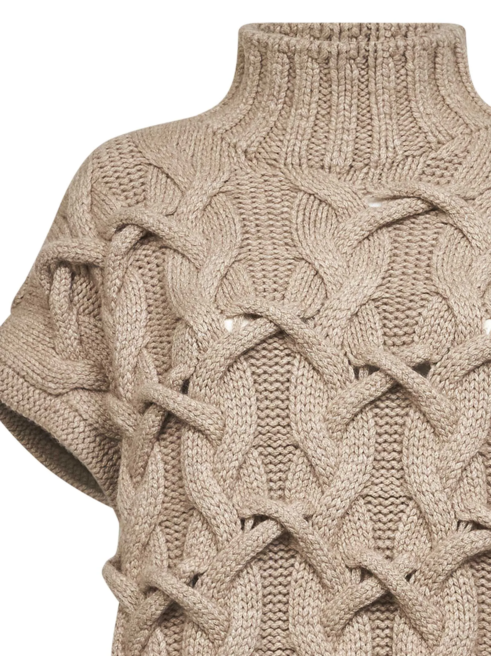 Cashmere Crisscross Cable Sweater sold by Lord & Taylor product image thumbnail 3