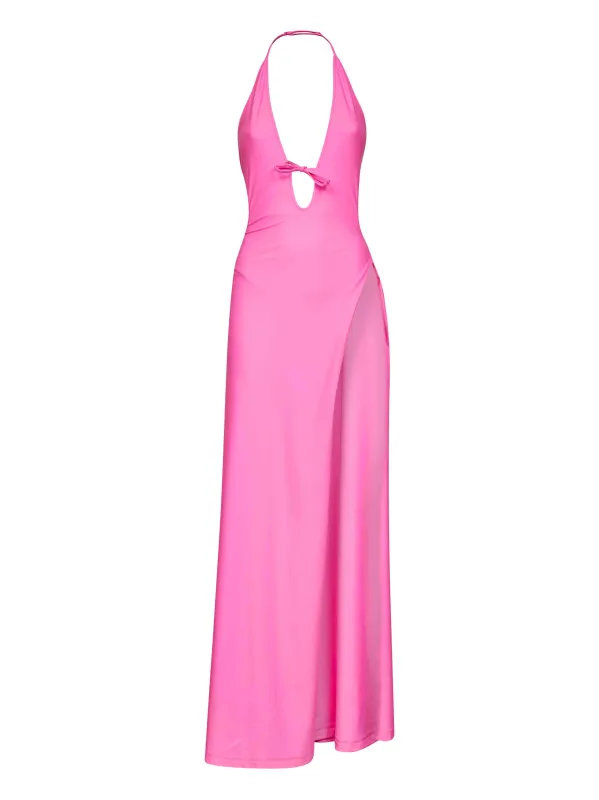 Pink Asymmetric Long Dress sold by Lord & Taylor