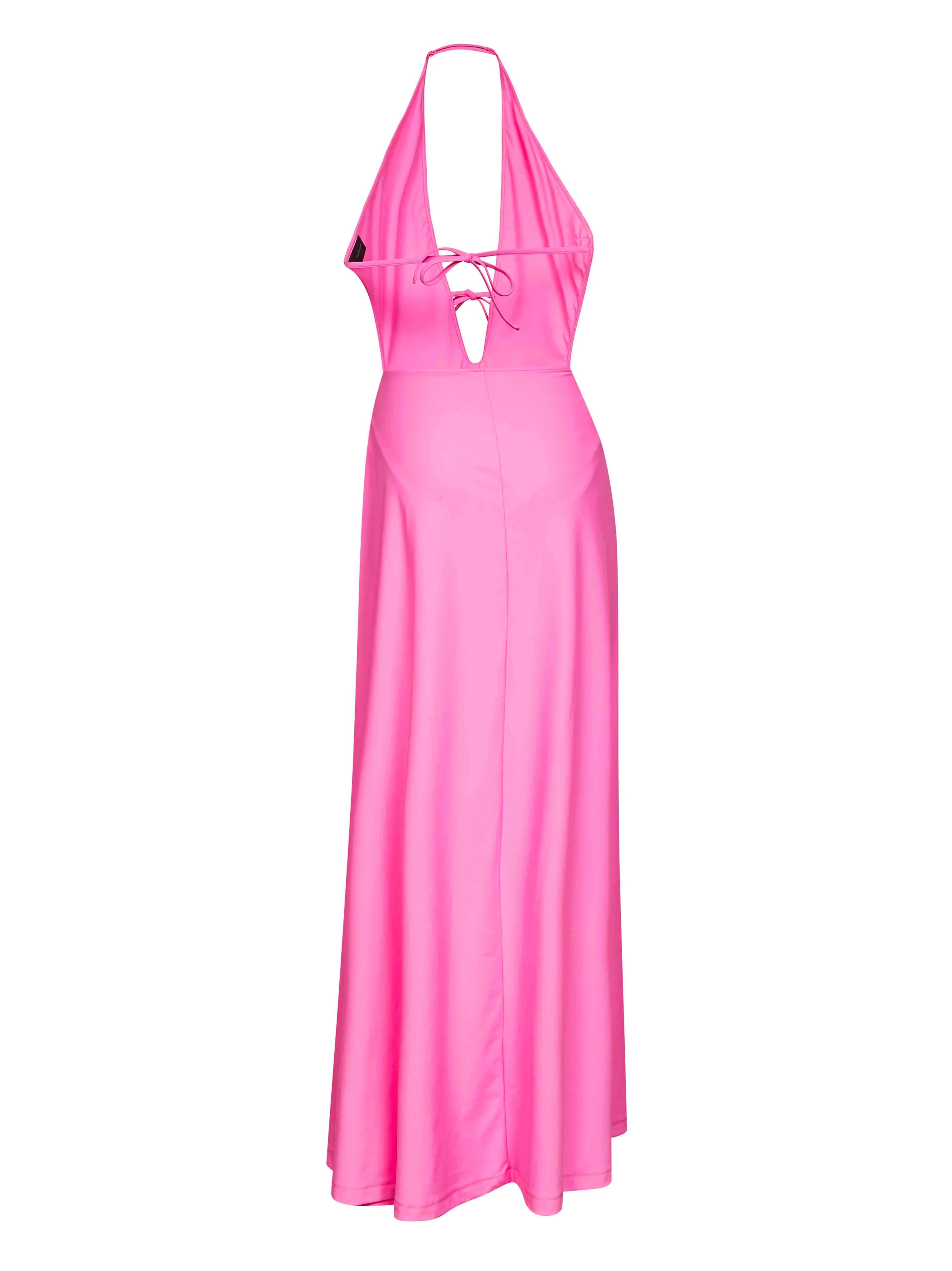 Pink Asymmetric Long Dress sold by Lord & Taylor product image thumbnail 2