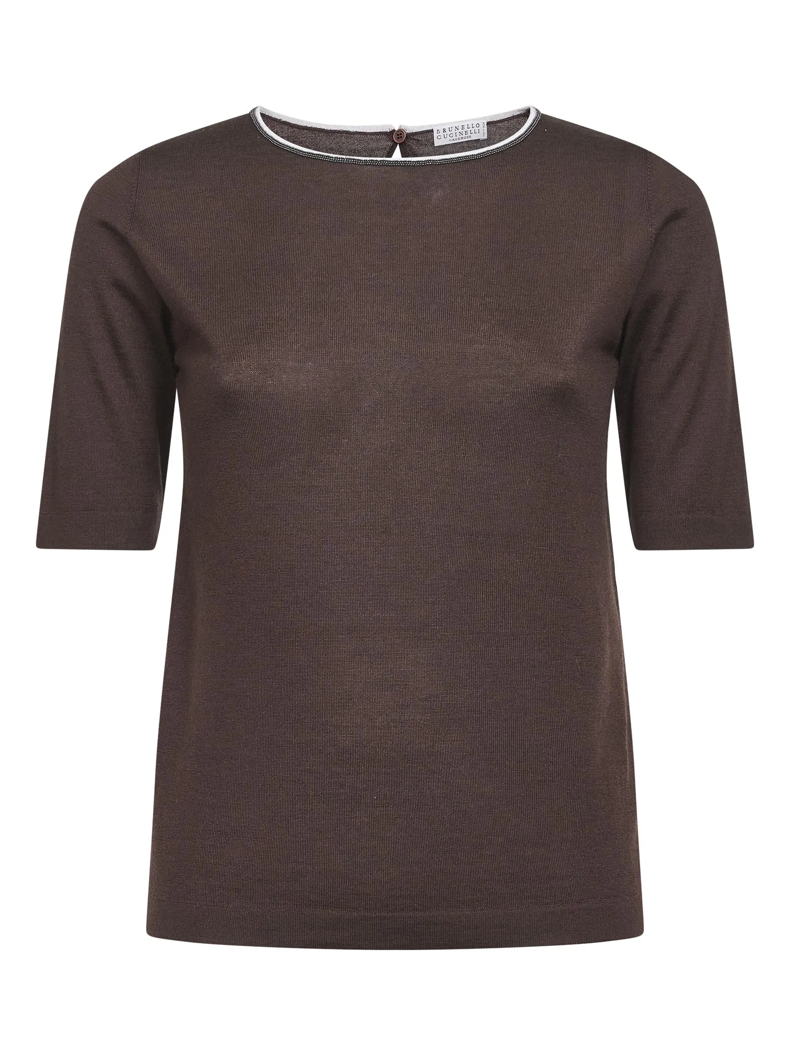 Brown Cashmere & Silk Monili Sweater sold by Lord & Taylor