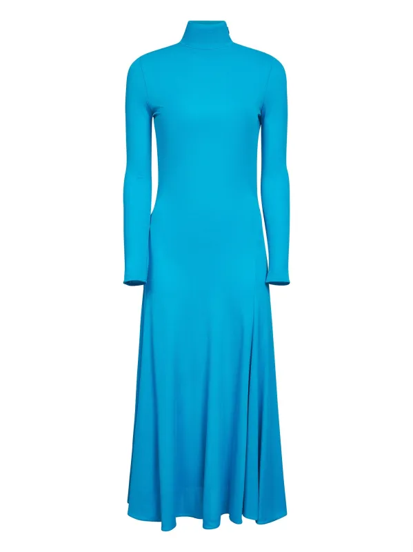 Turquoise Fluid Jersey Midi Dress sold by Lord & Taylor