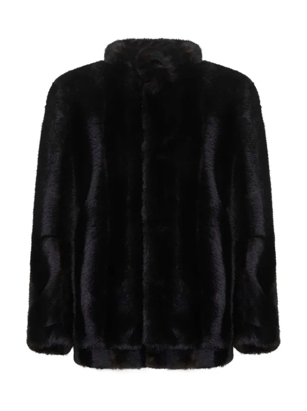 Brown Faux Fur Jacket sold by Lord & Taylor