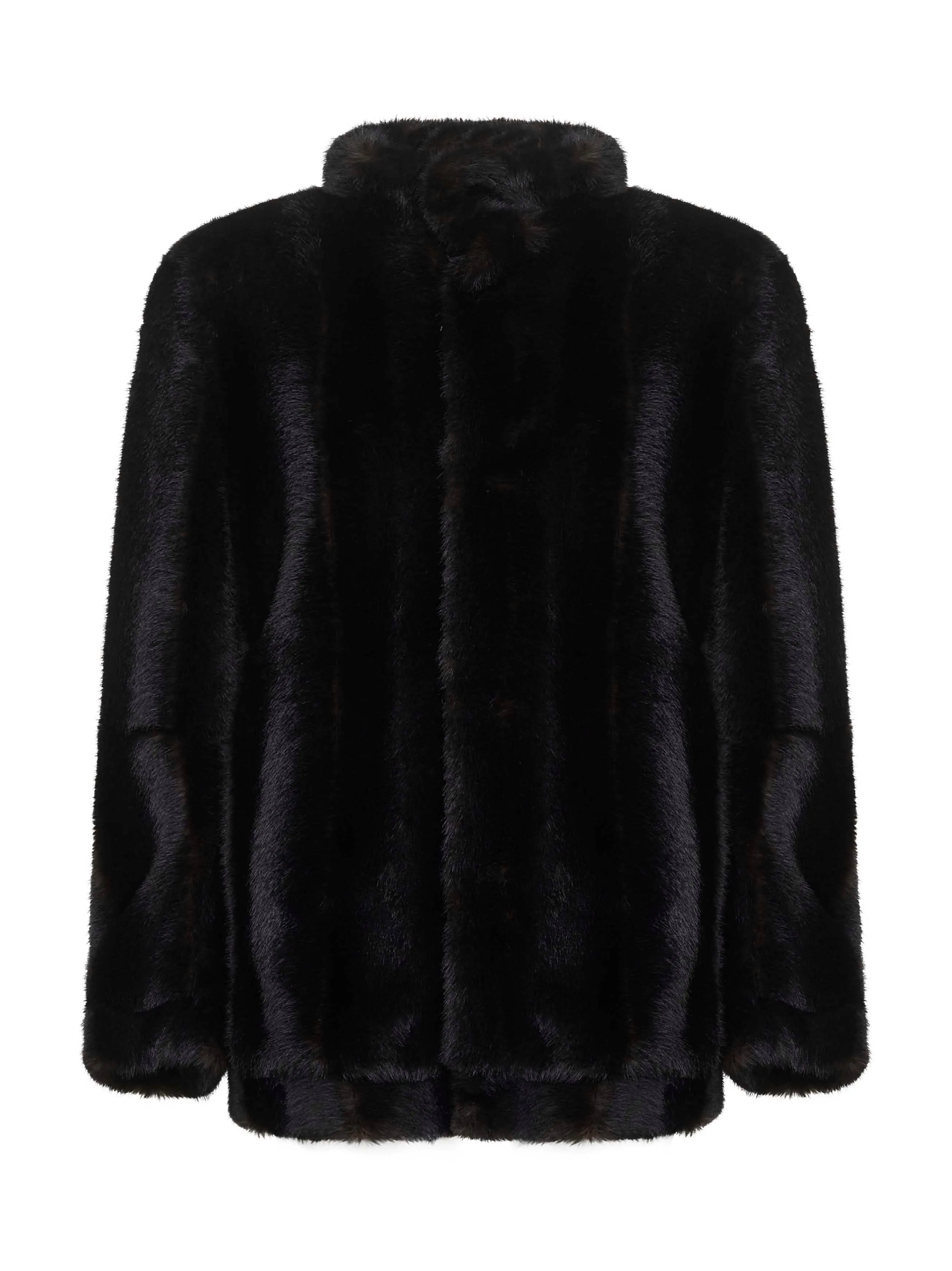 Brown Faux Fur Jacket sold by Lord & Taylor