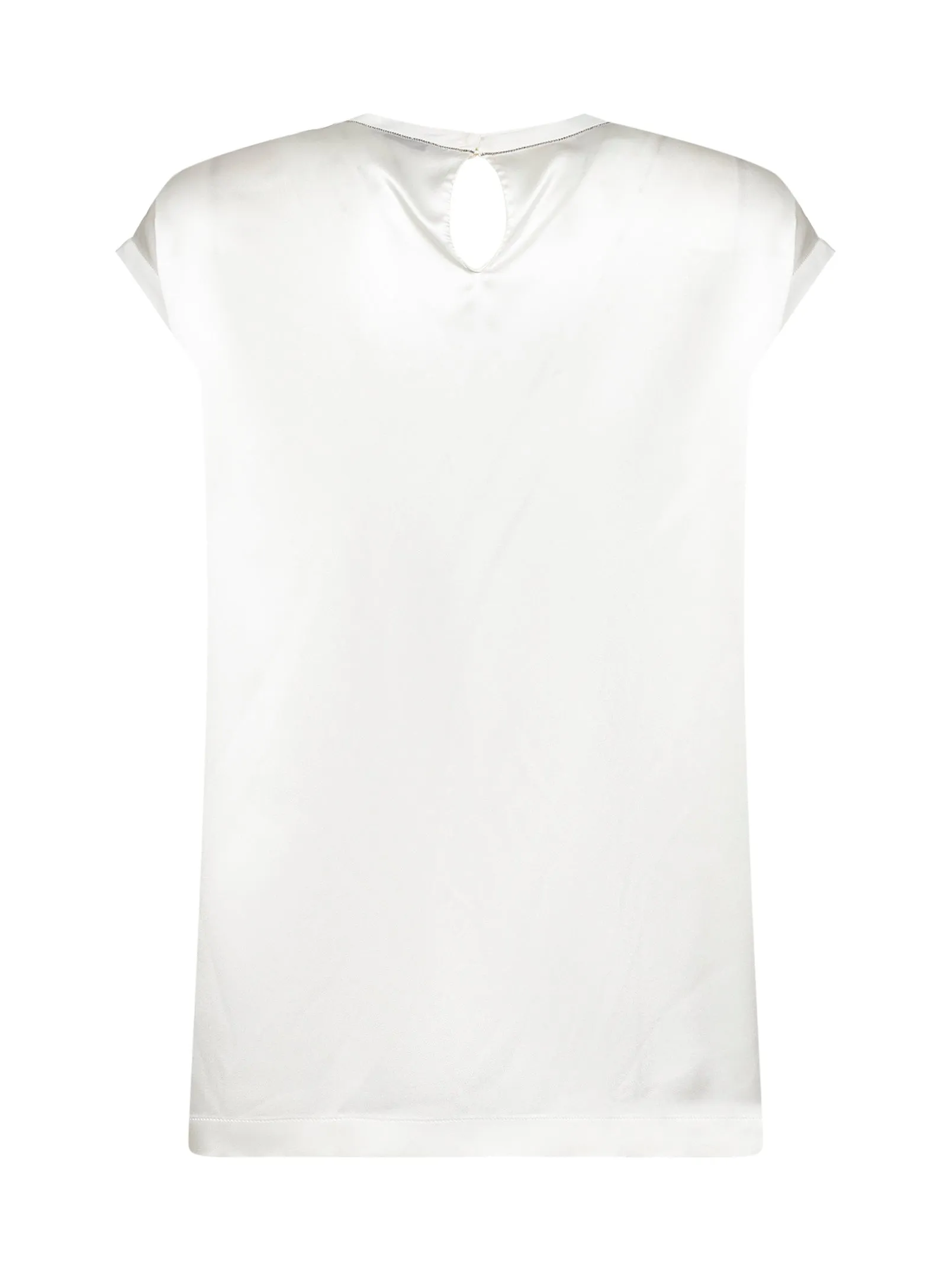 Stretch Silk Satin Monili Top sold by Lord & Taylor product image thumbnail 2