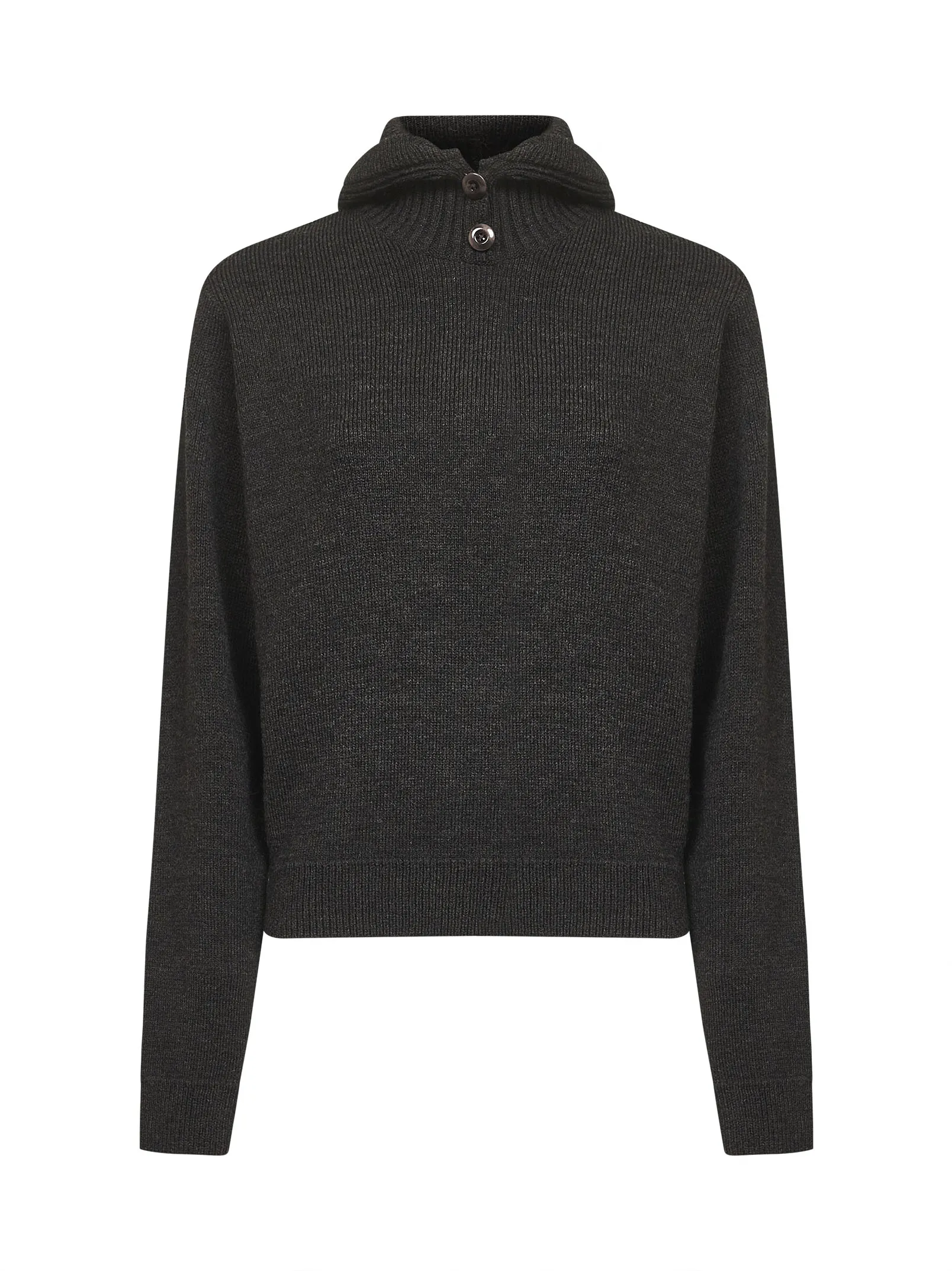 Brown Alpaca-Blend Hooded Sweater sold by Lord & Taylor