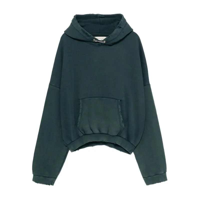 Green Slouchy Hooded Sweatshirt sold by Lord & Taylor