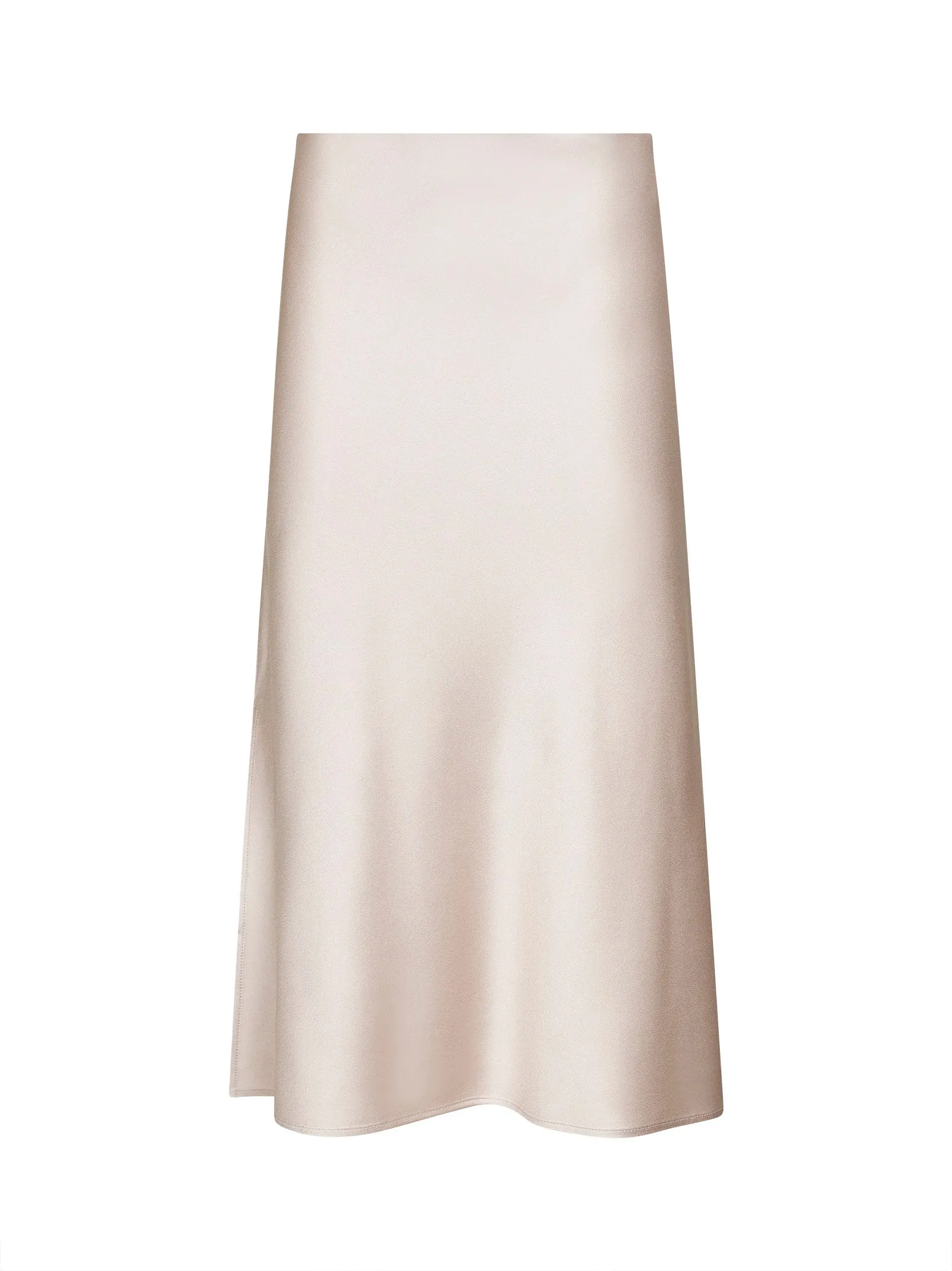 Nude Cady Satin Midi Skirt sold by Lord & Taylor