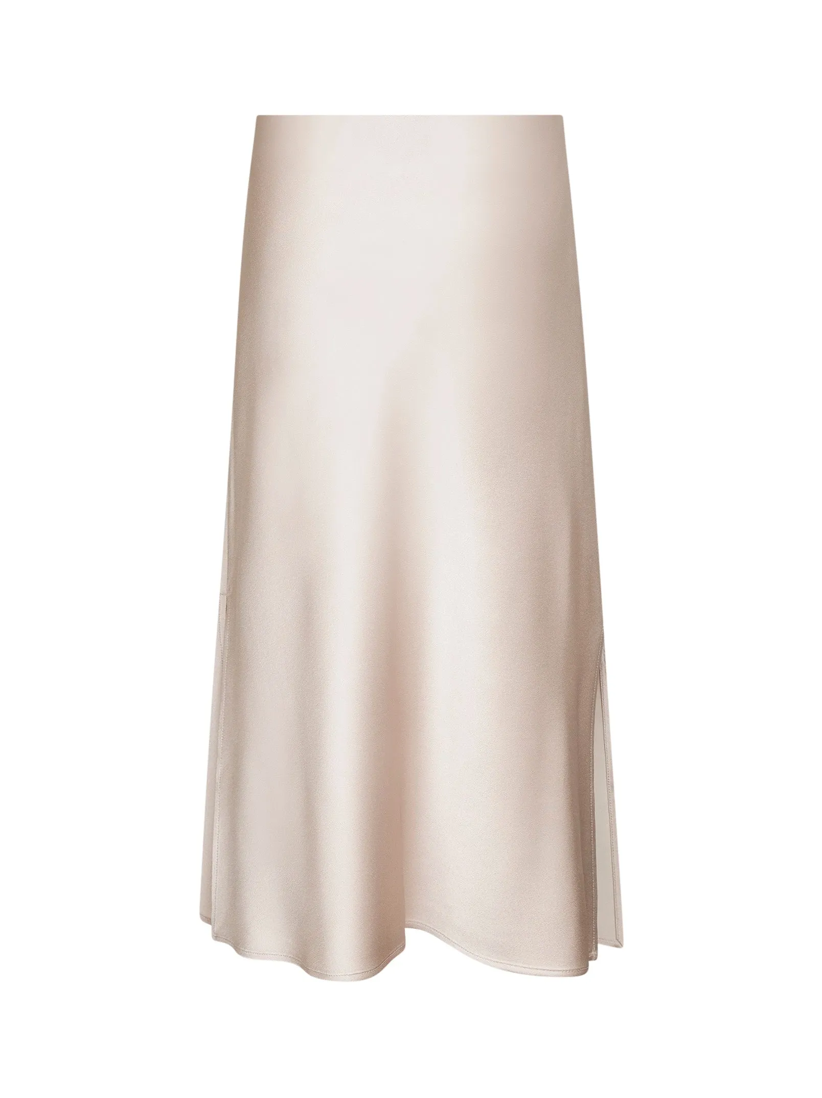 Nude Cady Satin Midi Skirt sold by Lord & Taylor product image thumbnail 2