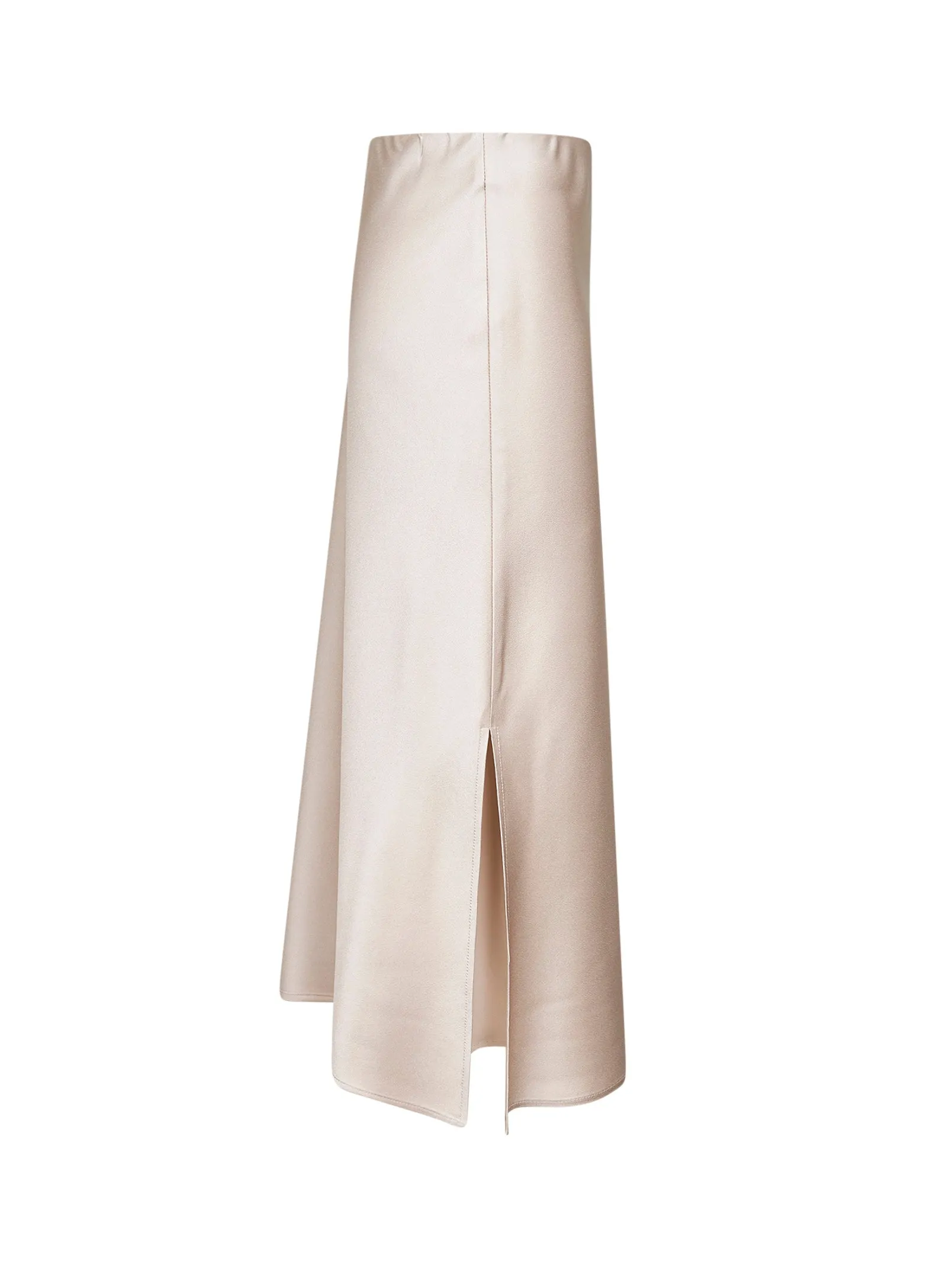 Nude Cady Satin Midi Skirt sold by Lord & Taylor product image thumbnail 3