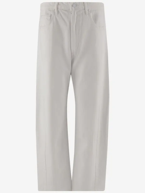 Cotton Wide Leg Jeans sold by Lord & Taylor