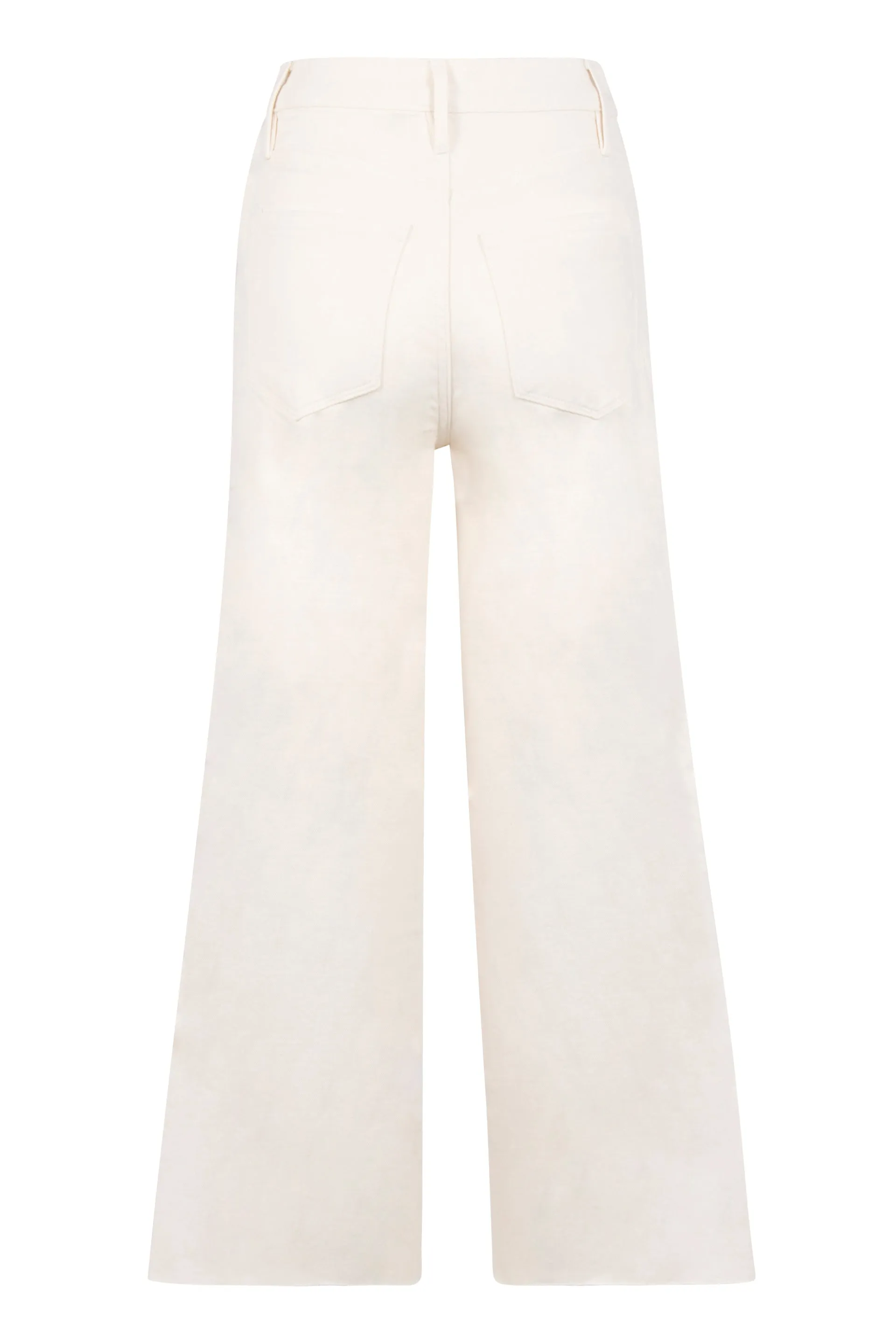 Wide-Leg Jeans in White sold by Lord & Taylor product image thumbnail 2