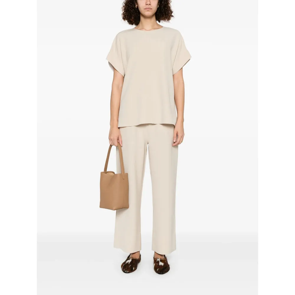 Beige Cropped Trousers sold by Lord & Taylor product image thumbnail 3