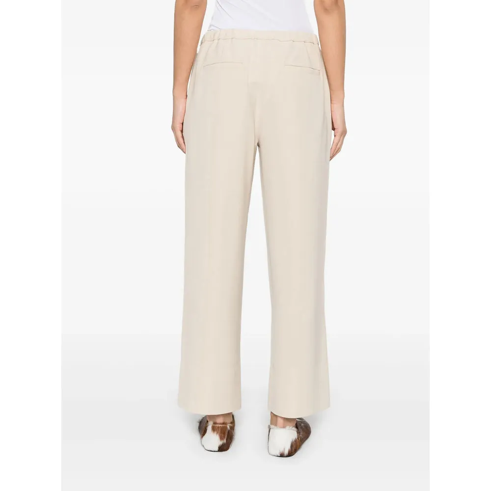 Beige Cropped Trousers sold by Lord & Taylor product image thumbnail 4
