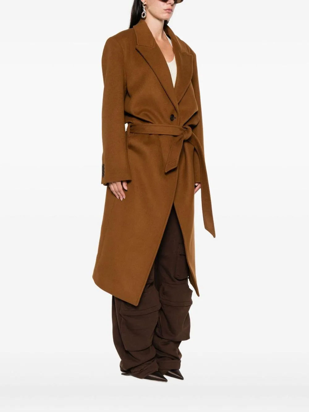 The Attico Camel Coat sold by Lord & Taylor product image thumbnail 4